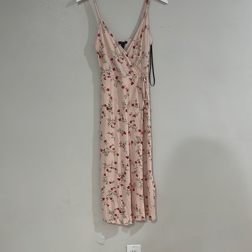Pink floral Forever 21 dress